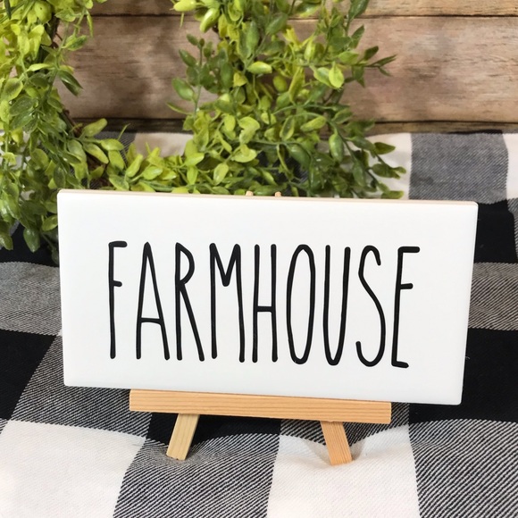 Farmhouse Decorative Tile Sign 3” x 6” - Picture 7 of 8